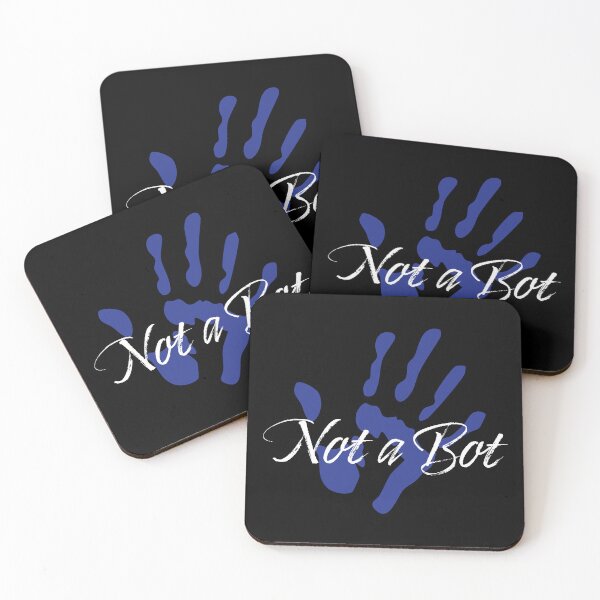 Item preview, Not a Bot, Still Human, AI Joke designed and sold by LucentJourneys.