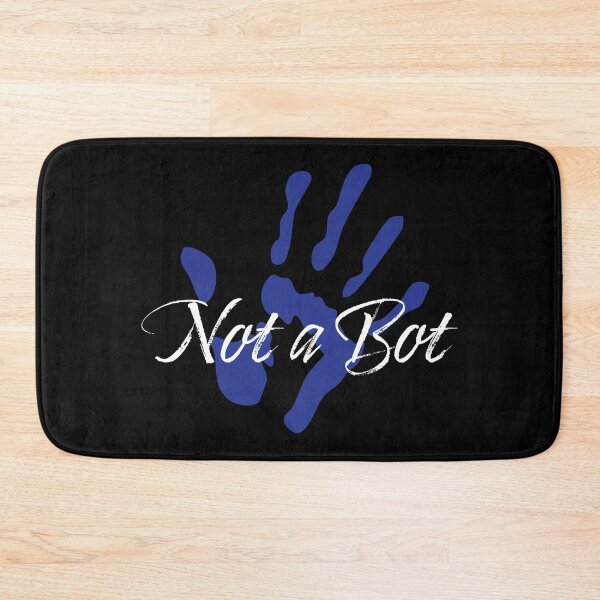 Item preview, Not a Bot, Still Human, AI Joke designed and sold by LucentJourneys.