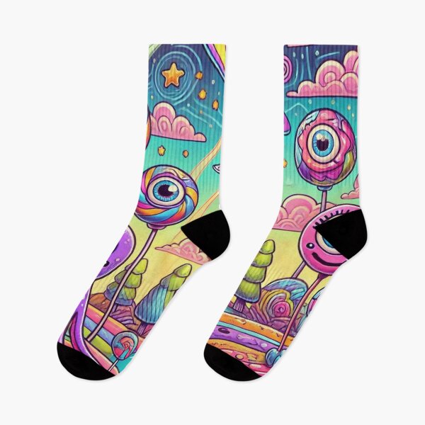 Item preview, Colorful Abstract Alien  designed and sold by WyckedLynn.