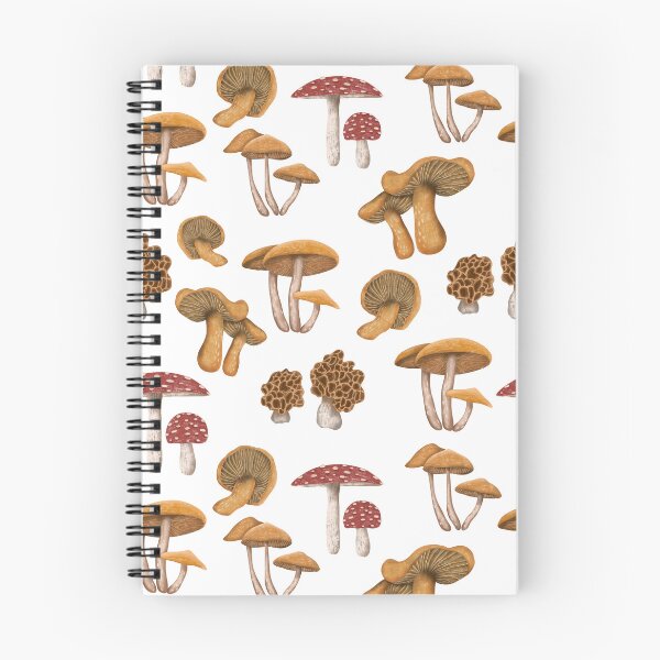 Item preview, Wild mushroom seamless pattern designed and sold by pinkyfish1010.