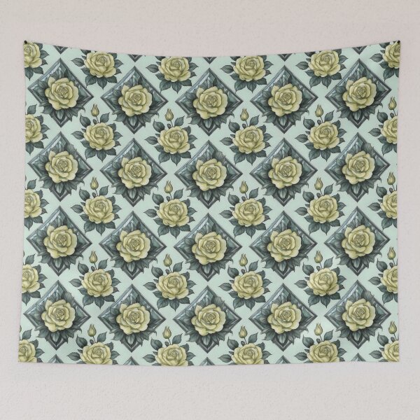 Item preview, Teutonic Yellow Roses 2 designed and sold by Kevin Luckham.