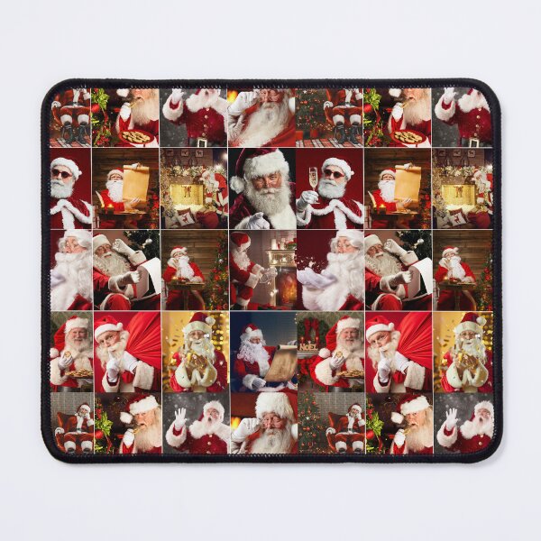 Item preview, Many Faces of Santa Photo Collage designed and sold by ColorfulPrints.