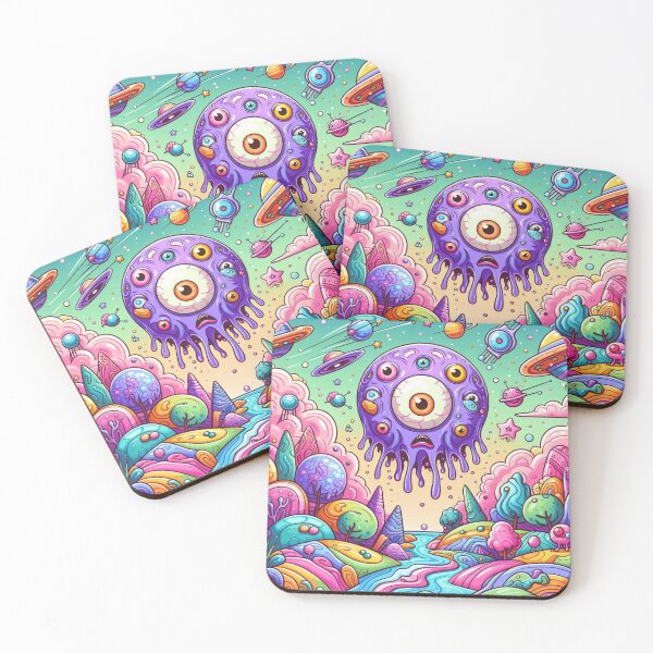 Item preview, Colorful Melty Abstract Alien  designed and sold by WyckedLynn.