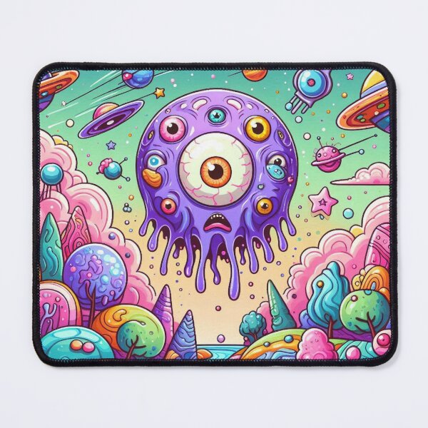 Item preview, Colorful Melty Abstract Alien  designed and sold by WyckedLynn.