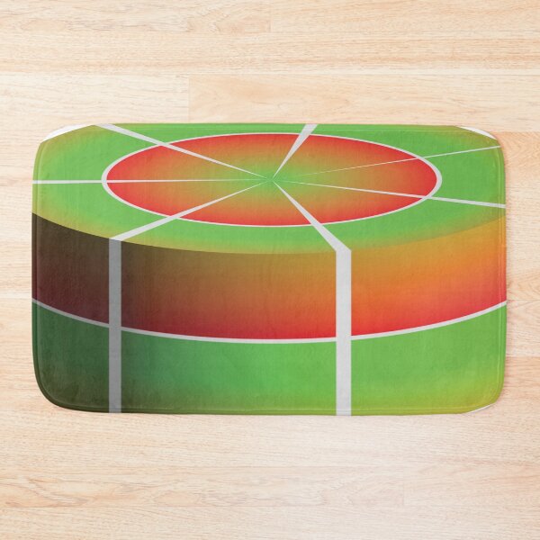 Item preview, 3d green orange, red, spectrum graphic, designed and sold by handmadehipsters.