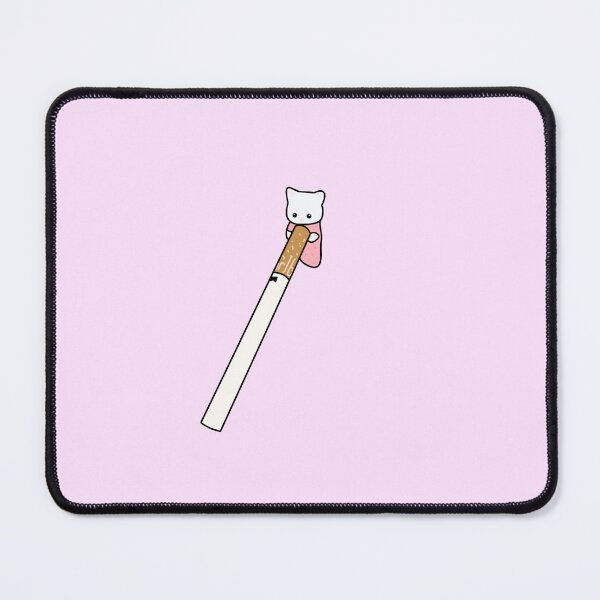 Item preview, Small cute cat with cigarette  designed and sold by chloeluvssyou.