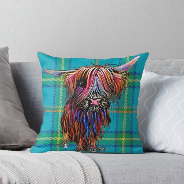 Item preview, SCoTTiSH HiGHLaND CoW ' TaRTaN Colourful Clara B ' by SHiRLeY MacARTHuR designed and sold by Shirley MacArthur Limited.