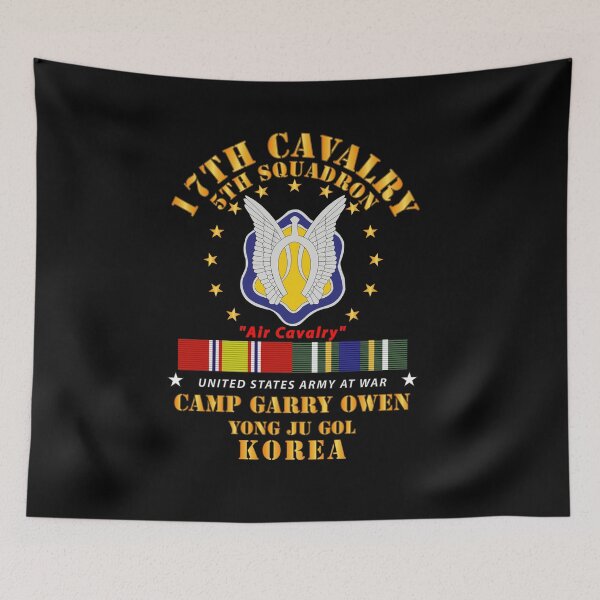 Item preview, Army - 5th Squadron 17th Cavalry - Air Cav - Camp Gary Owen Korea w KDSM SVC designed and sold by Military Insignia Products.