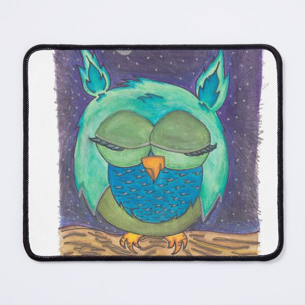 Item preview, Fluffy Space owl designed and sold by RomanceandWorth.