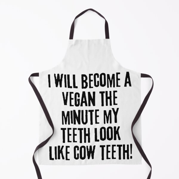 Item preview, Funny Anti-Vegan Sarcastic Design: Cow Teeth Humor designed and sold by Fredster1966.