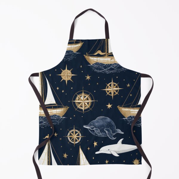 Item preview, Seamless Vintage Nautical and Celestial Pattern designed and sold by subhamkapoor.
