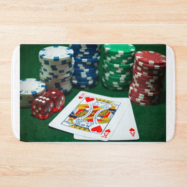 Item preview, Playing cards Poker chips and pair of Dice. designed and sold by DavidMay.