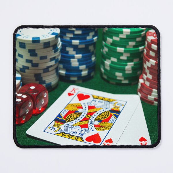 Item preview, Playing cards Poker chips and pair of Dice. designed and sold by DavidMay.