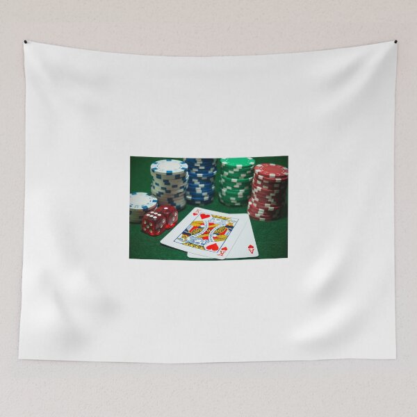 Item preview, Playing cards Poker chips and pair of Dice. designed and sold by DavidMay.