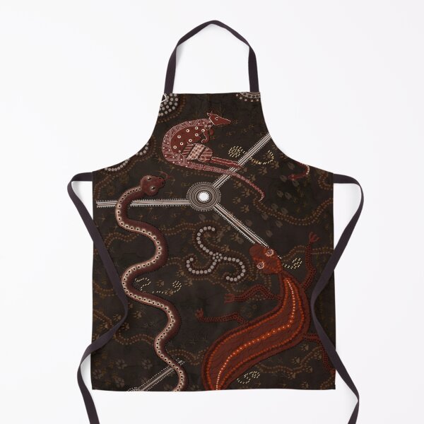 Item preview, Australian Aboriginal-styled Art - 3 Lakes designed and sold by Skye Ryan-Evans.