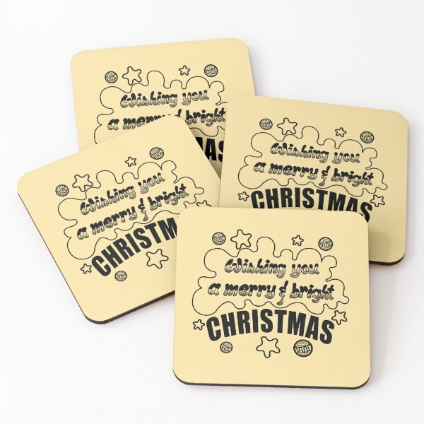 Item preview,  "Merry & Bright Christmas Wishes" designed and sold by RhonDesign.