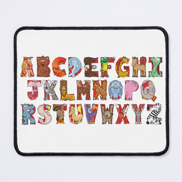 Item preview, Animal Alphabet Chart designed and sold by alphatoons.