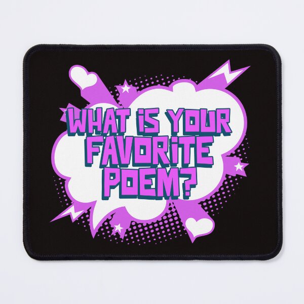 Item preview, What Is Your Favorite Poem? poetry fan designed and sold by stuffaf.