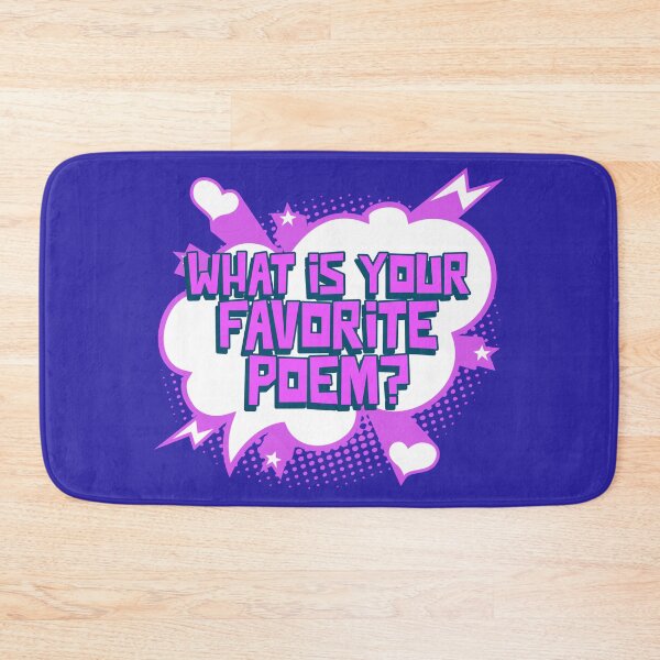 Item preview, What Is Your Favorite Poem?  poetry fan designed and sold by stuffaf.