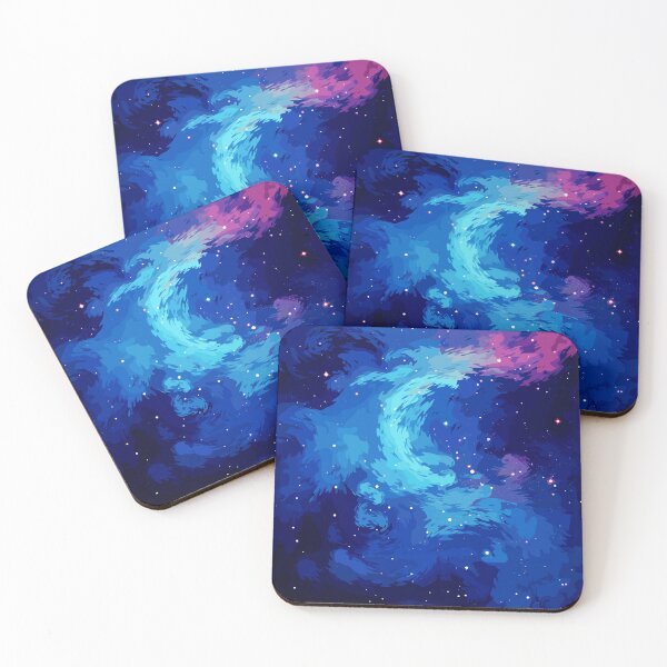 Item preview, Nebulous Symphony in Blue and Violet designed and sold by Artbyminga.
