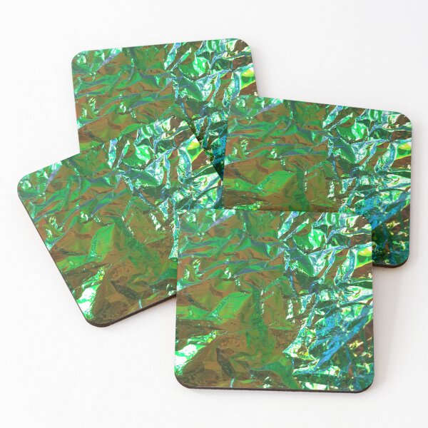 Item preview, Shiny green crinkles designed and sold by Emma  Amies.