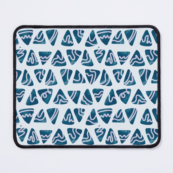 Item preview, Blue triangle magic stone pattern designed and sold by intana.