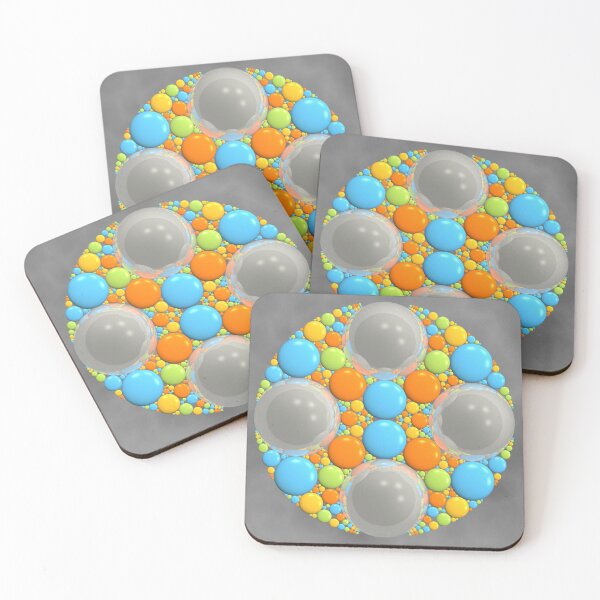 Item preview, Brightly Colored Spheroids with Reflections designed and sold by Deekayare.