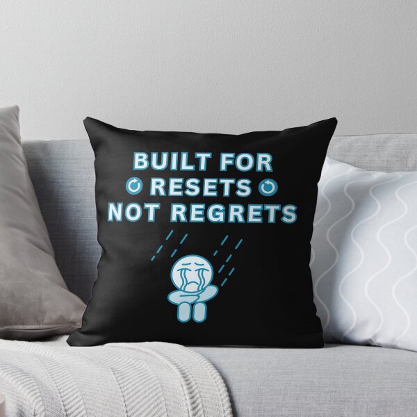 Item preview, Built for Resets, Not Regrets – Motivational Mindset designed and sold by DesignDazzles.