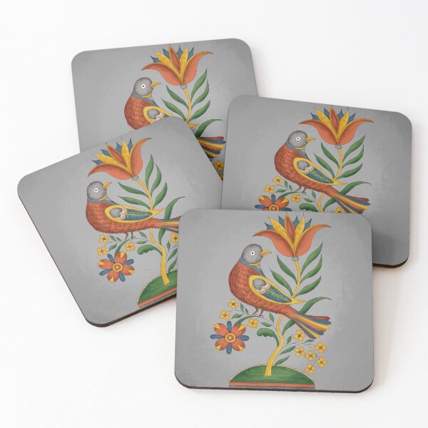 Item preview, Indian traditional bird art illustrations designed and sold by Mrinal0207.