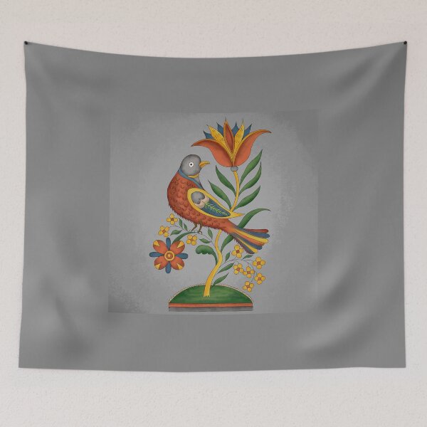Item preview, Indian traditional bird art illustrations designed and sold by Mrinal0207.