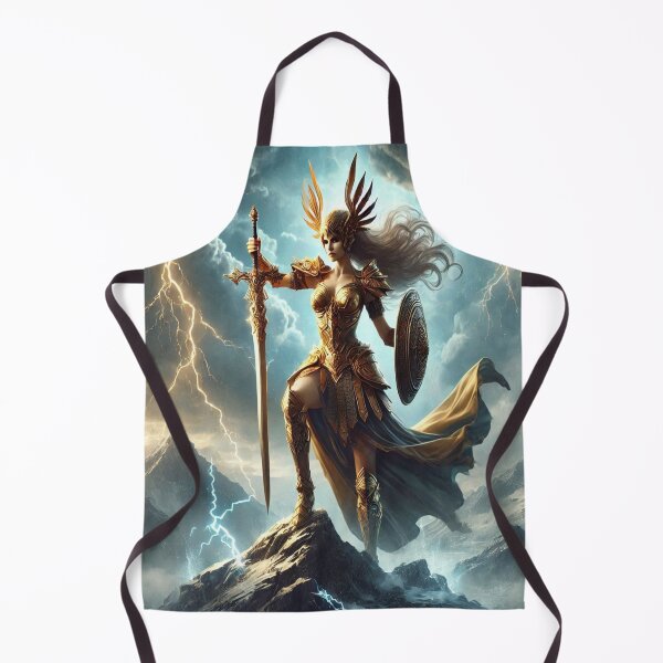 Item preview, AI generated warrior goddess designed and sold by AI-this-is-AI.