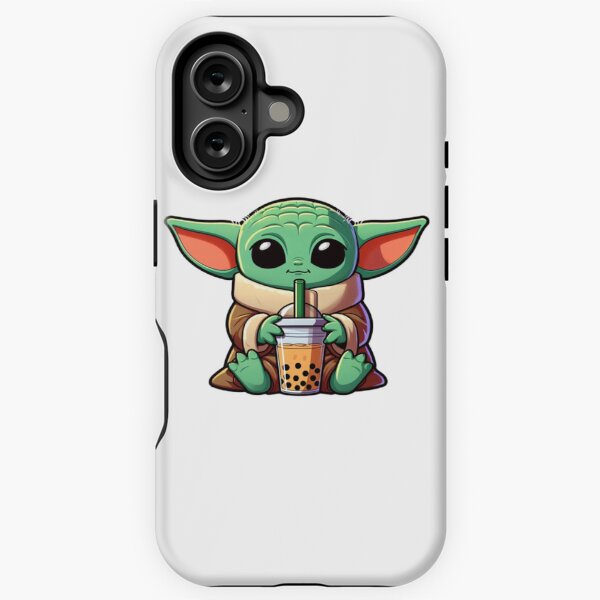 Vista previa del artículo con la obra «A Grogu le encanta el té Boba», diseñado y vendido por michaelbrowntx.