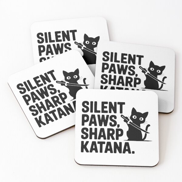 Item preview, Silent paws, sharp katana designed and sold by IconsStyles.