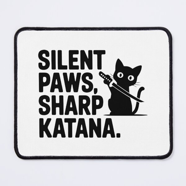 Item preview, Silent paws, sharp katana designed and sold by IconsStyles.