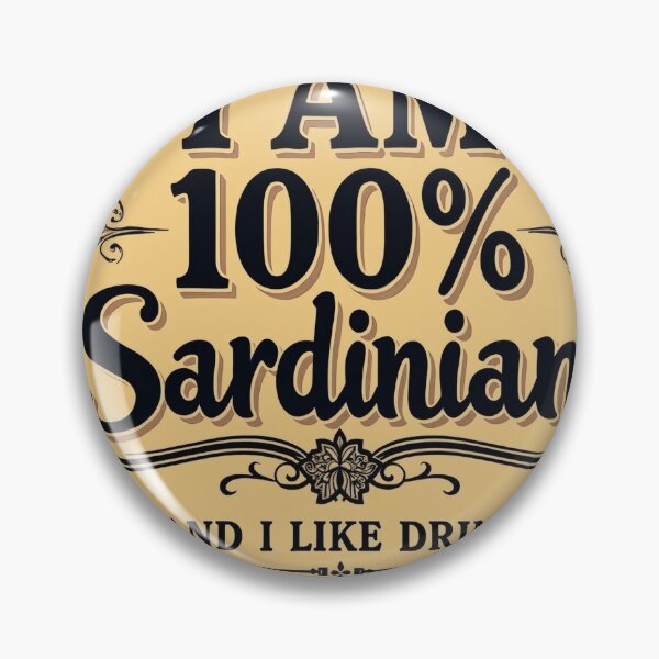 Item preview, I Am 100% Sardinian - Whisky Label Style designed and sold by Arte Cartoon From TagTeam Group.