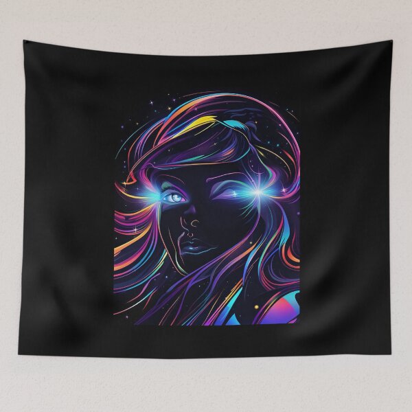 Item preview, Neon Dream Girl | Eternal Cosmic Light designed and sold by Whisky1111.