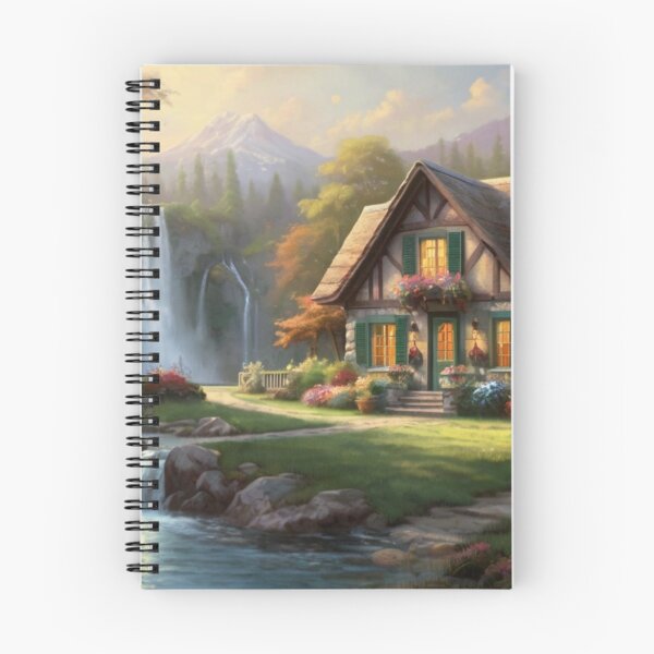 Item preview, Cottage Retreat by the Cascading Waterfall designed and sold by BlareBlare.
