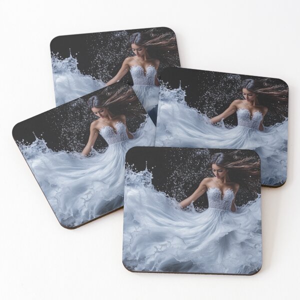 Item preview, Elegance in Motion: Water and Fabric designed and sold by DigiCre8.