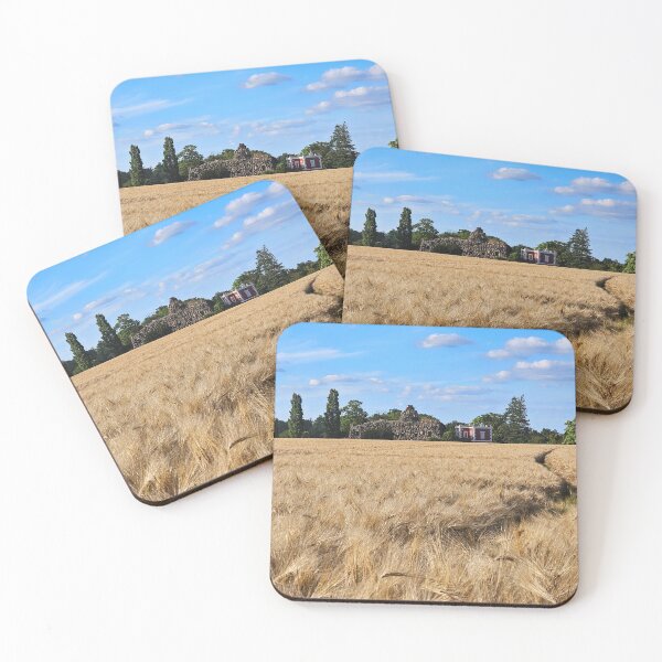 Item preview, Golden grain field with picturesque house designed and sold by Pepe2024.
