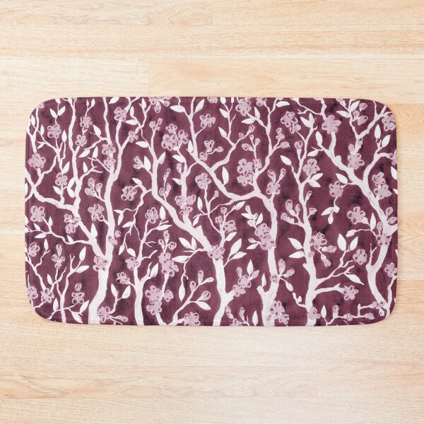 Item preview, Cherry Blossoms Trees Black White And Pink Watercolor Painting  designed and sold by Irina Sztukowski.