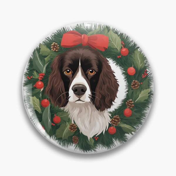 Item preview, Jolly Picardy Spaniel Christmas Design – Festive Holiday Cheer for Dog Lovers designed and sold by GoodyPaws.