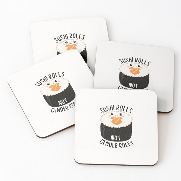Item preview, sushi rolls not gender roles designed and sold by PeachyLitchi.