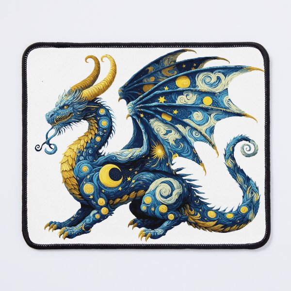 Item preview, Starry Night Dragon (Painterly Fur) designed and sold by Xsquilax.