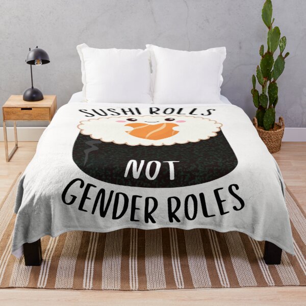 Item preview, sushi rolls not gender roles designed and sold by PeachyLitchi.