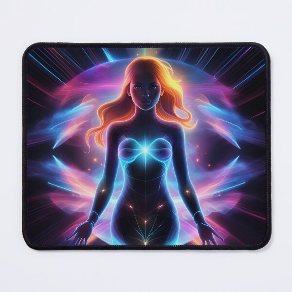 Item preview, Supernova Soul | Futuristic Female Art with Vibrant Celestial Portrait designed and sold by Whisky1111.