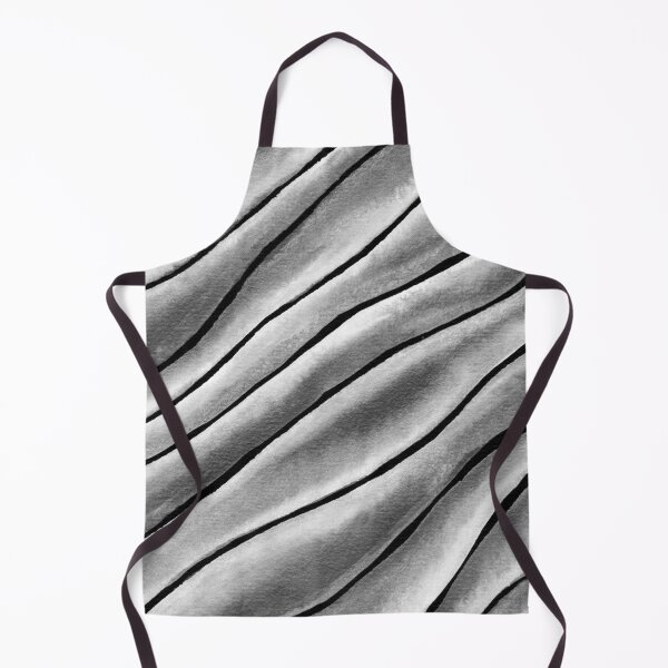 Item preview, Black And White Abstract Waives In Watercolor designed and sold by Irina Sztukowski.