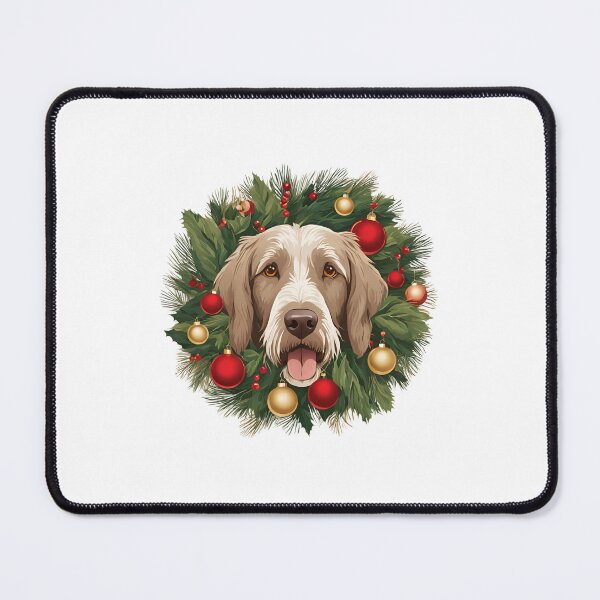 Item preview, Spinone Italiano Holiday Cheer – Festive Christmas Dog Design designed and sold by GoodyPaws.