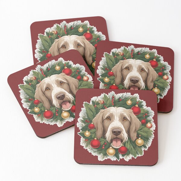 Item preview, Spinone Italiano Holiday Cheer – Festive Christmas Dog Design designed and sold by GoodyPaws.