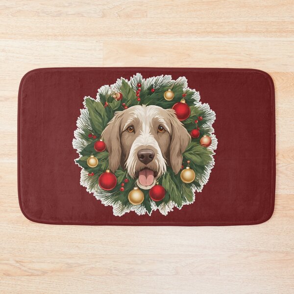 Item preview, Spinone Italiano Holiday Cheer – Festive Christmas Dog Design designed and sold by GoodyPaws.