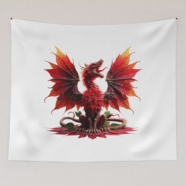 Item preview, Poinsettia Dragon (#3) designed and sold by Xsquilax.